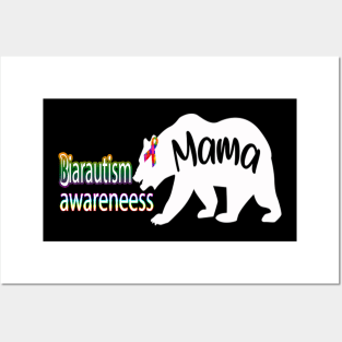 Autism Awareness T-ShirtMama Bear Autism Awareness Posters and Art